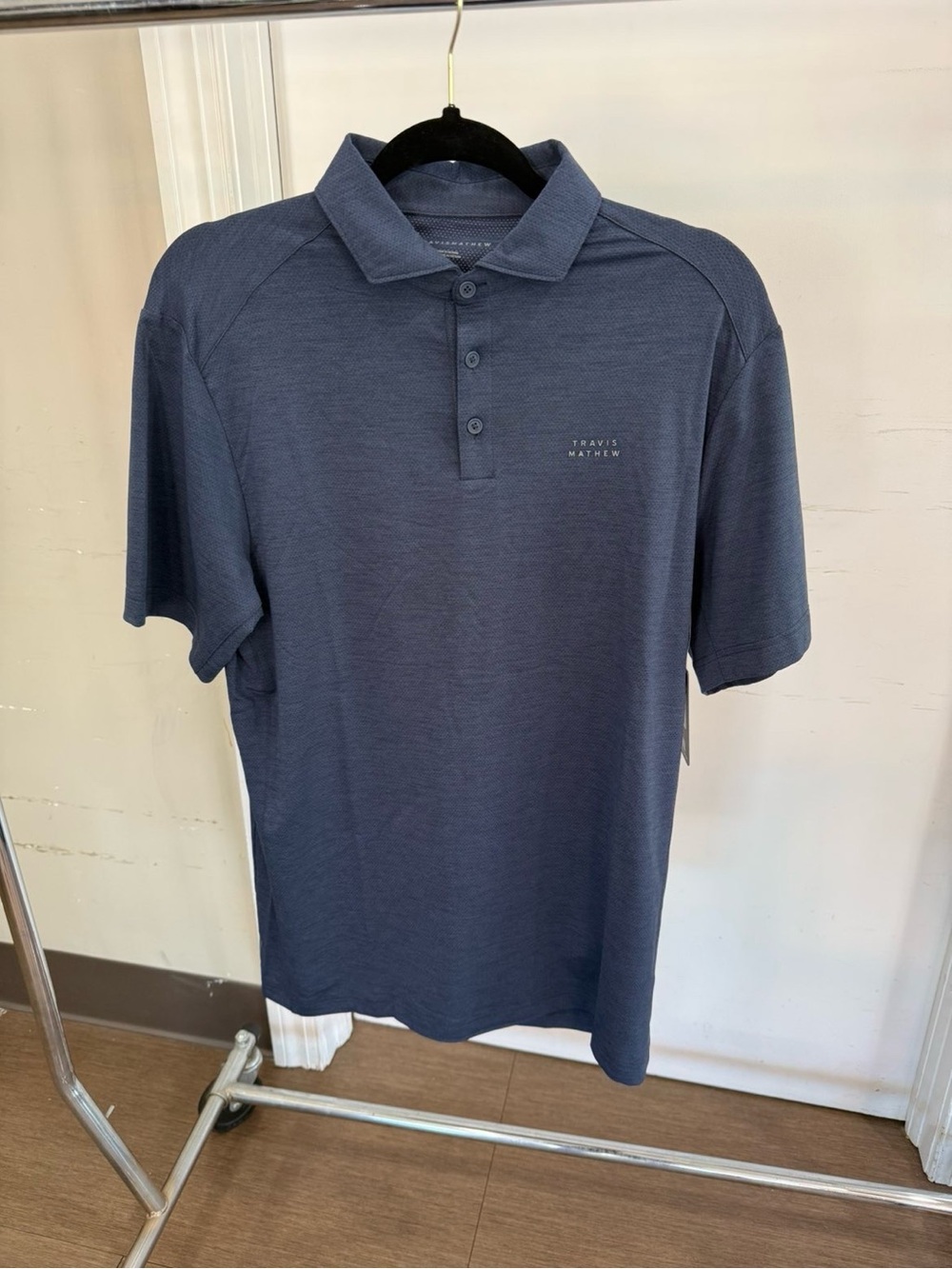 Travis Mathew Men's Dark Navy Short-Sleeve Polo